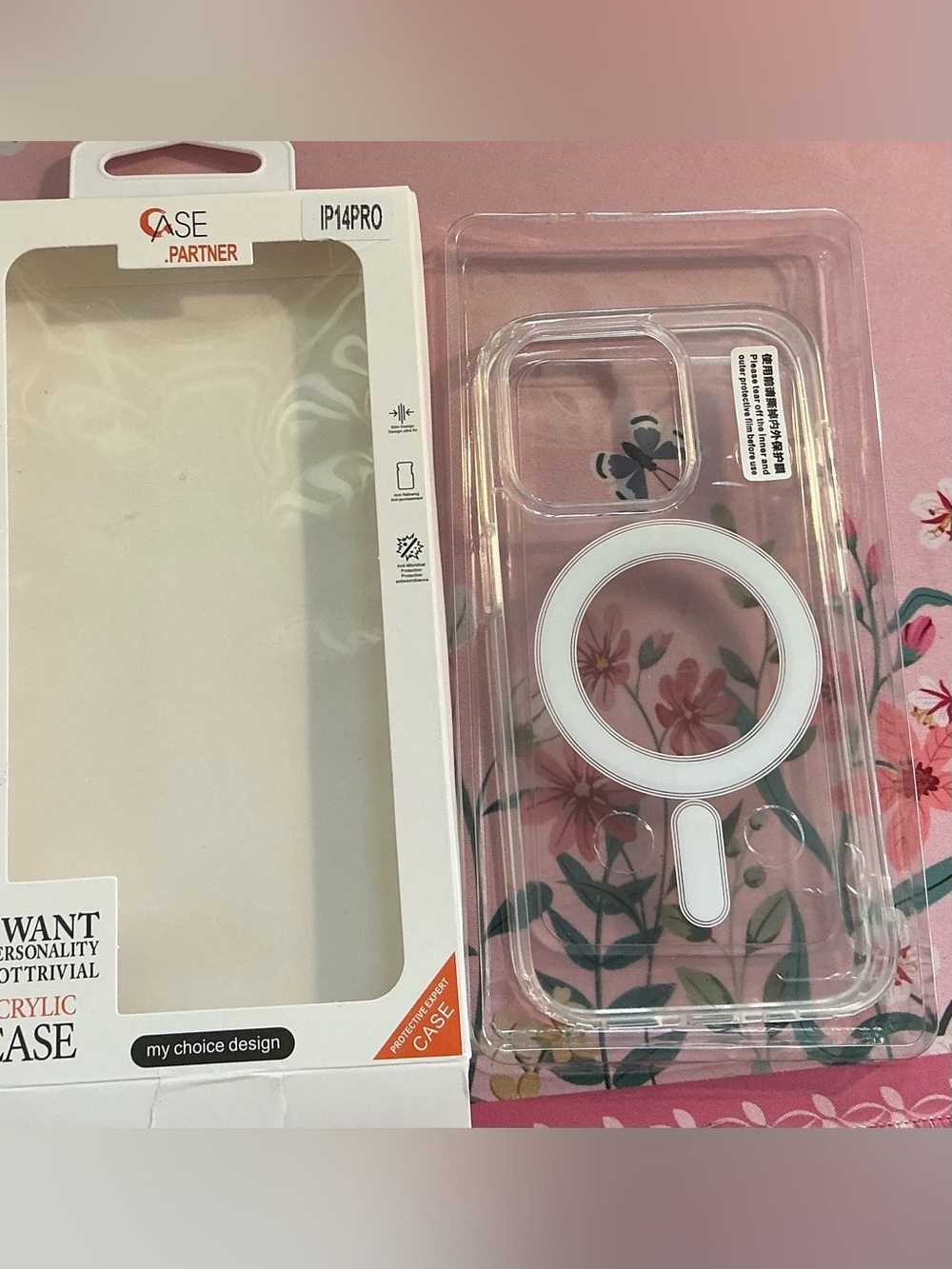Clear MagSafe-Compatible iPhone 14 Pro Case